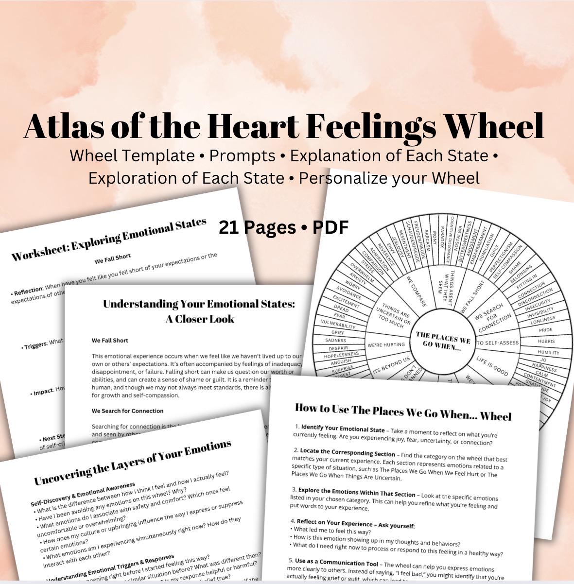 Atlas of the Heart The Places We Go When Feeling Wheel