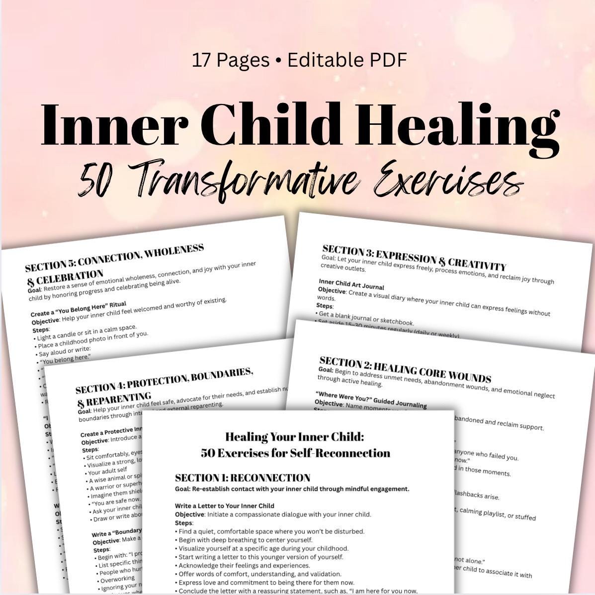 Inner Child Healing and Self-Reclamation Step-by-Step Coping Skills Guide Emotional Healing & Reconnection