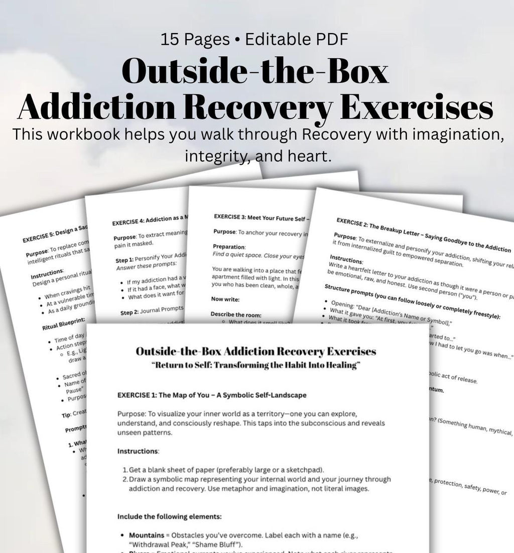 The Creative Recovery Workbook 10 Soulful Exercises to Support Addiction Healing Emotional & Spiritual Recovery
