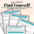 Find Yourself: A Healing Journey Through Trauma Abuse Addiction Self Reflection Finding Me Again