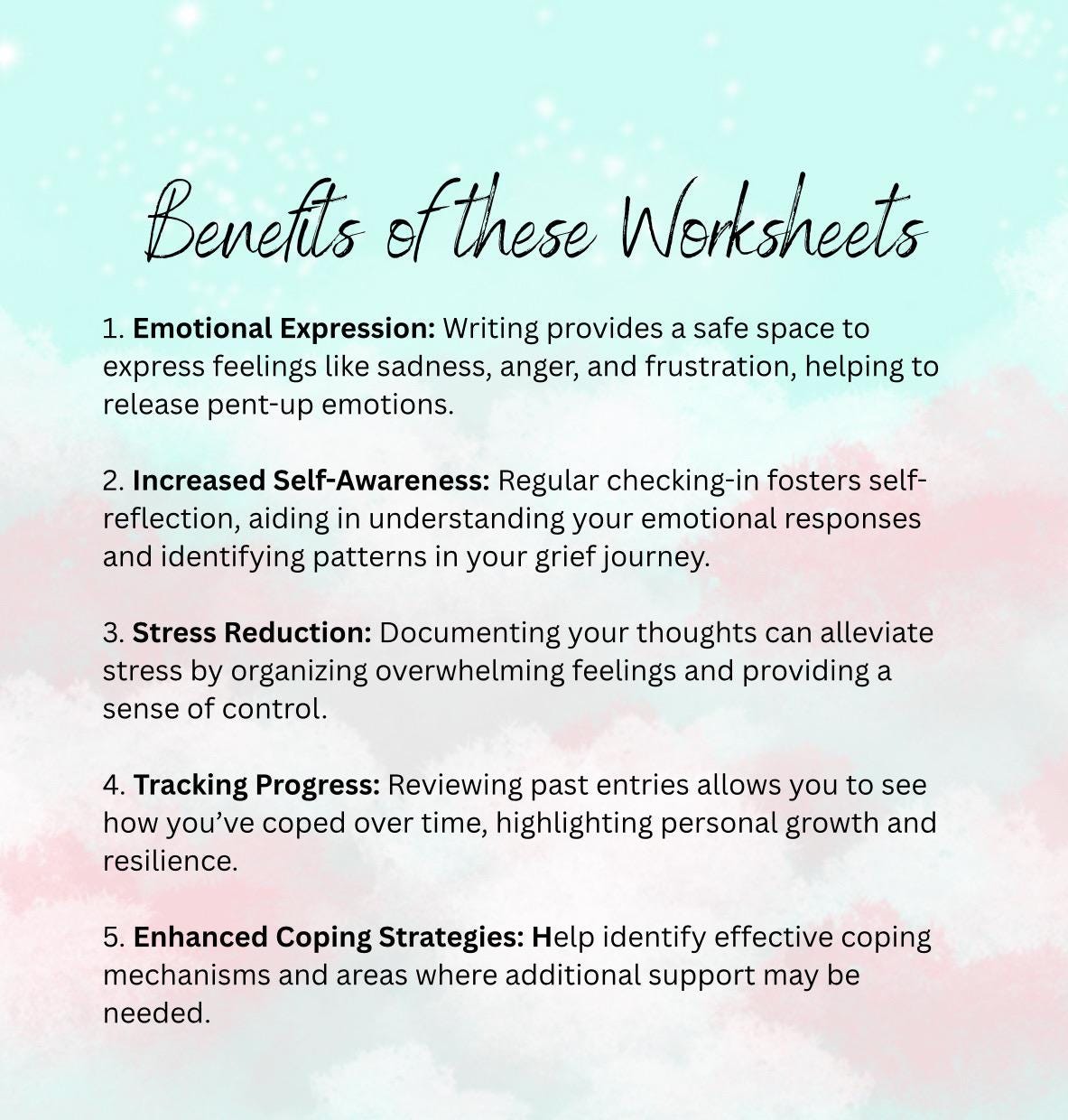 Chronic Illness & Mental Health Workbook: Emotional Healing, Self-Care (PDF)