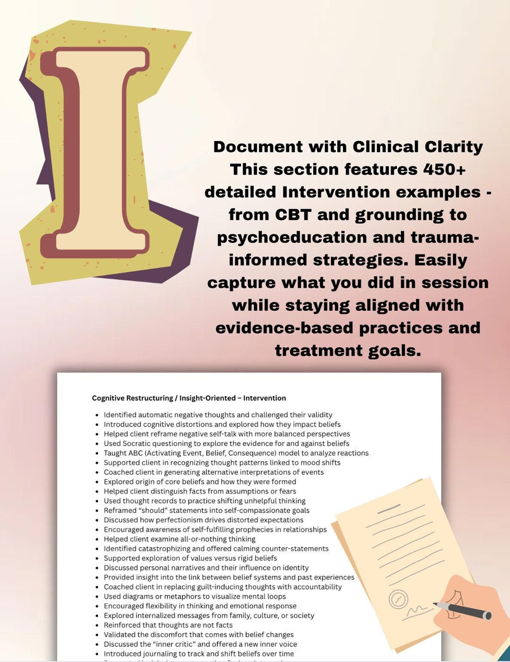 BIRP Progress Note Prompts: Mental Health Documentation for Therapists (Digital Download)