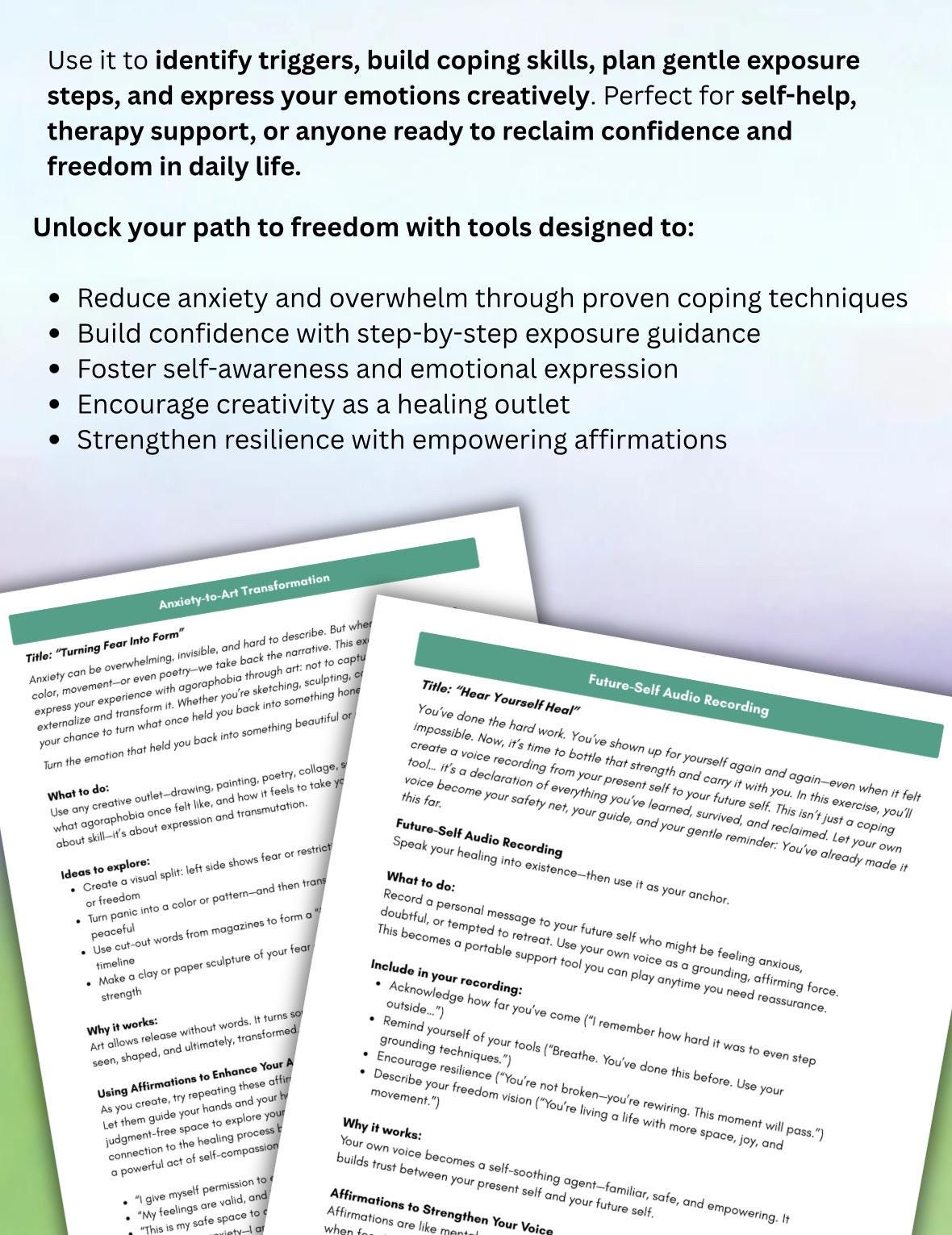 Agoraphobia Recovery Workbook: Trauma-Informed Therapy Tool (PDF)