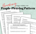 People-Pleasing Worksheet: Boundaries & Inner Healing (PDF Downloadable