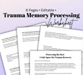 Trauma Memory Processing Worksheet: Inner Child Healing (PDF)