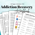 Addiction Recovery Workbook | Relapse Prevention Tools (PDF)