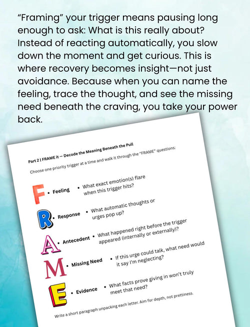 Addiction Recovery Workbook | Relapse Prevention Tools (PDF)