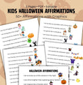 Children Halloween Affirmations for Kids: Spooky Positive Self-Talk for Confidence Self Esteem
