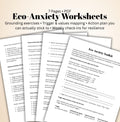 Eco-Anxiety Toolkit Mental Health & Climate Change Coping Workbook