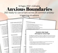 Anxiety Boundary Scripts, Saying No Guide (Digital Download)