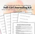 Soft Girl Journal Prompts: Self-Love, Mindfulness (Digital Download)
