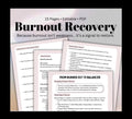 Burnout Recovery Blueprint Self-Care Guide with Prompts Affirmations Exercises Recharge Plan Burnout Prevention