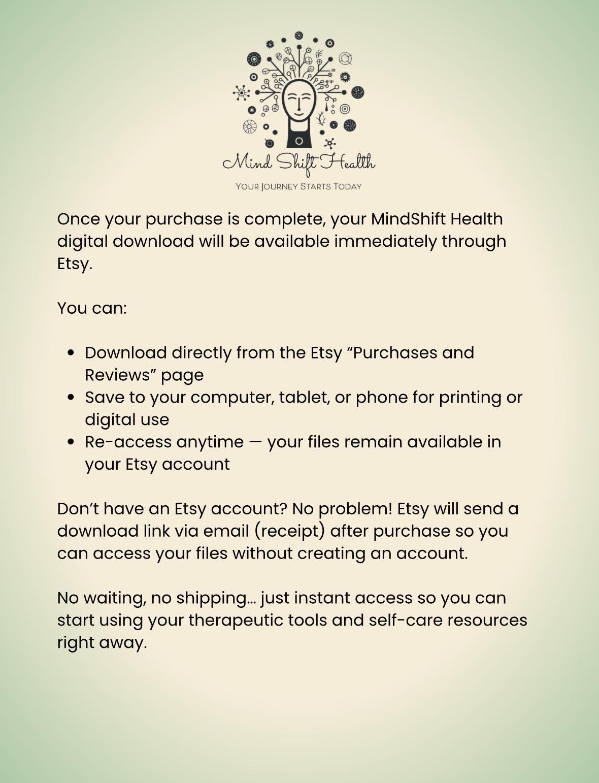Menopause Mindset Journal: Mindfulness, Affirmations (PDF Download)