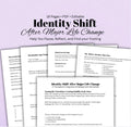 Identity Shift Workbook, Life Changes Journal, Self-Discovery (PDF Download)